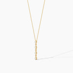 14K Solid Gold Lab Grown Diamond Statement Necklace For Women | Bridal Wedding Necklace
