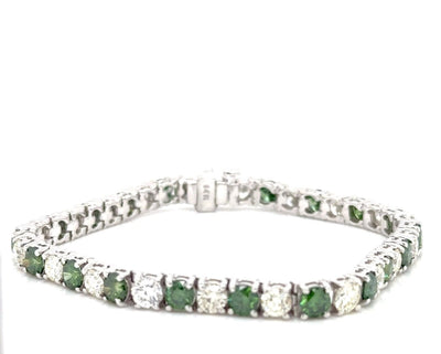14K 12ct Lab Grown Diamond Tennis Bracelet