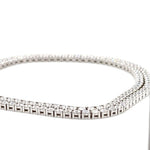 18K Solid Gold Lab Grown Diamond Tennis Necklace - View 9 | Riyanika Jewels