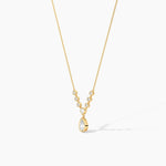 14K Solid Gold Natural Diamond Drop Necklaces | Minimalist Gift For Christmas