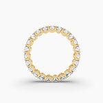 14K Lab Grown Diamond Cushion Cut Eternity Band
