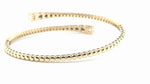 18K Solid Gold 3.00 CT Lab Grown Diamond Flexible Bracelet with Prong Setting - Detail | Riyanika Jewels