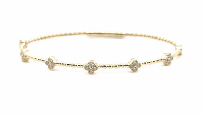 14K 0.4ct Natural Diamond Bracelet