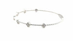 18K Solid Gold 0.40 CT Lab Grown Diamond Floral-Inspired Bracelet - View 7 | Riyanika Jewels