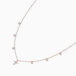14K Solid Gold Natural Diamond Yard Necklaces For Women | Religious Jewelry
