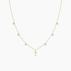 14K Solid Gold Lab Grown Diamond Yard Necklaces For Women | Religious Jewelry