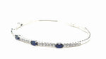 18K Solid Gold 3.00 Ct Lab Grown Diamond Flexi Bangle - View 6 | Riyanika Jewels