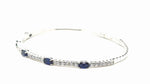 14K 3ct Natural Diamond Bangle