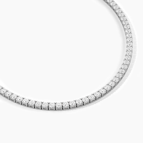 14K Solid Gold Lab Grown Diamond 2.00mm Tennis Bracelet | 4 Prong Wedding Gift for Women