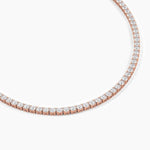 14K Solid Gold Lab Grown Diamond Tennis Bracelet