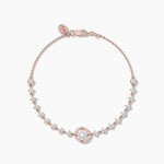 14K Solid Gold Natural Diamond Tennis Bracelet | Stackable Bracelet
