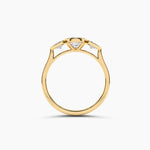 14K Solid Gold Lab Grown Diamond Promise Ring | Weeding Ring