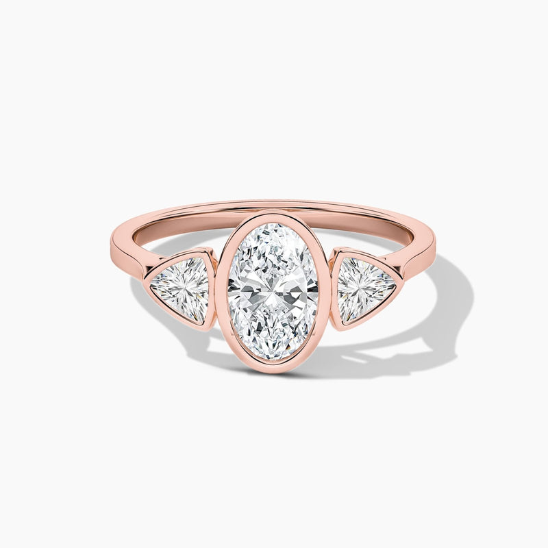 18k Solid Gold Natural Diamond Promise Ring | Weeding Ring - View 8 | Riyanika Jewels