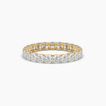 14K Lab Grown Diamond Cushion Cut Eternity Band