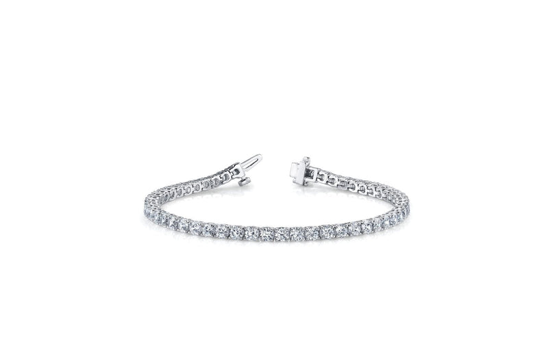 14K 2ct Natural Diamond Tennis Bracelet