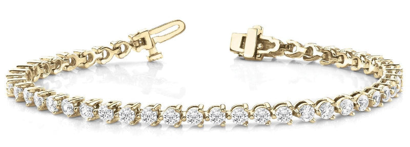 14K 2ct Lab Grown Diamond Tennis Bracelet