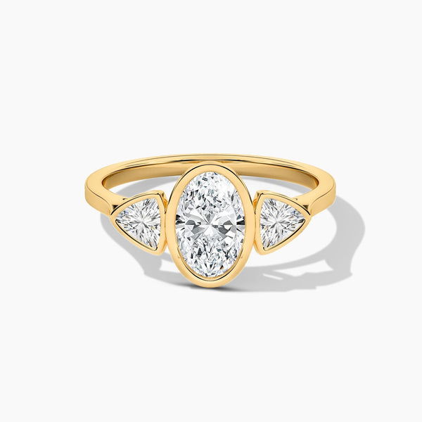 18k Solid Gold Natural Diamond Promise Ring | Weeding Ring