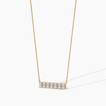 14K Lab Grown Diamond Round Cut Necklace