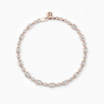 14K Natural Diamond Bezel Tennis Bracelet