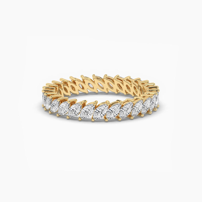 14K Lab Grown Diamond Marquise Cut Ring