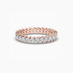 14K Natural Diamond Marquise Cut Ring