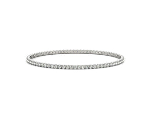 14K 1.75ct Natural Diamond Eternity Bangle