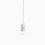 14K Natural Diamond Solitaire Pendant Necklace