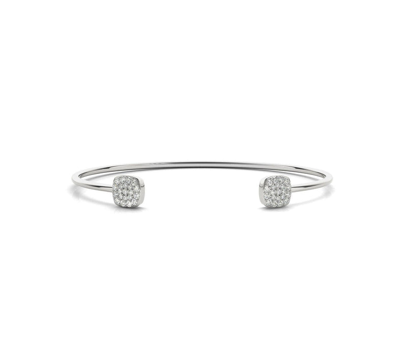 14K 0.33ct Natural Diamond Bangle