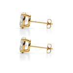 14K Lab Grown Diamond Oval Cut Stud Earrings