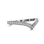 18K Solid Gold 1CT Natural Diamond Minimalist Women’s Wedding Band - Detail | Riyanika Jewels