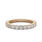 14K 1ct Natural Diamond Eternity Wedding Band