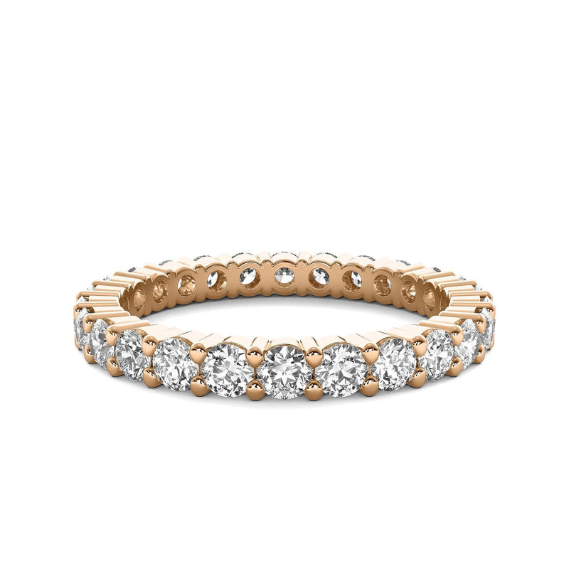 14K 1ct Natural Diamond Eternity Wedding Band