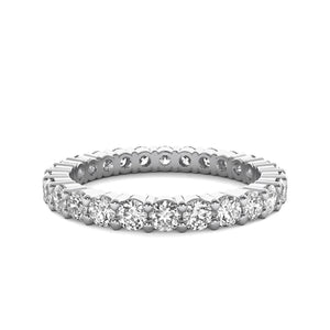 14K 1ct Natural Diamond Eternity Wedding Band
