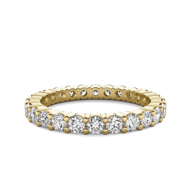 14K 0.5ct Natural Diamond Eternity Wedding Band