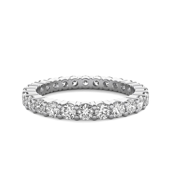14K 0.5ct Natural Diamond Eternity Wedding Band