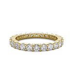 14K 2ct Natural Diamond Eternity Wedding Band