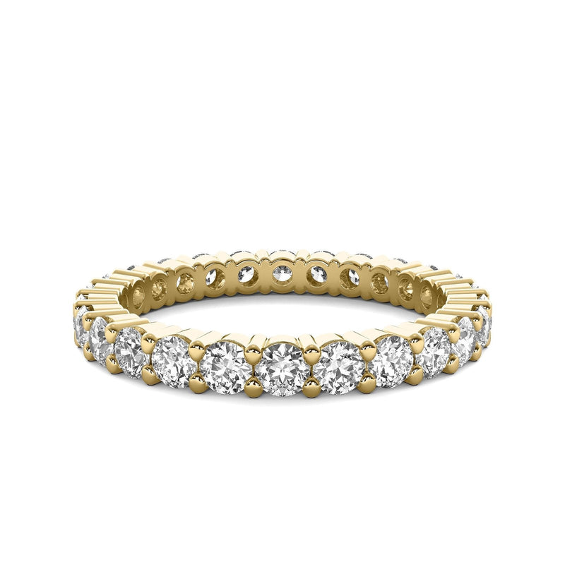 14K 2ct Natural Diamond Eternity Wedding Band