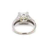 5.06ct Asscher Cut IJ-SI1 Diamond Wedding Ring in 18K Solid Gold - Image 4