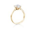 18K Solid Gold High End Sparkling Lab Grown Diamond 3 Ct Solitaire Ring Engagement Ring - Image 4