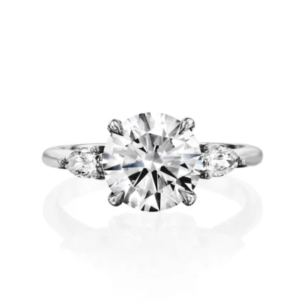 18K Solid Gold 1.5 Ct Ring Natural Diamond Engagement