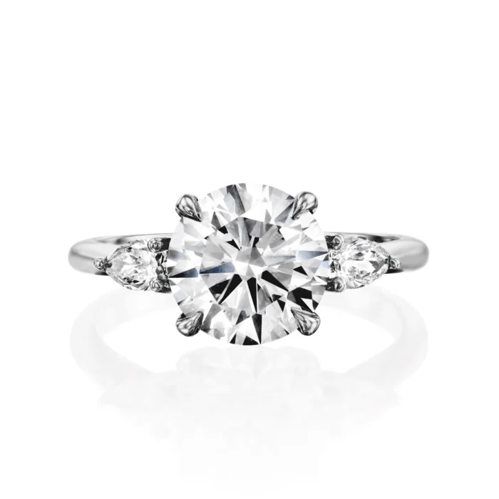 18K Solid Gold 1.5 Ct Ring Natural Diamond Engagement