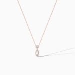 18k Solid Gold Natural Marquise Cut Drop Necklaces For Women - Image 8