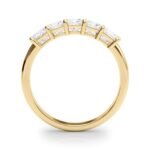 18K Solid Gold 1.00 CTW 5-Stone Natural Diamond Band - Image 5