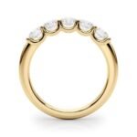18K Solid Gold 2.50ct Lab Grown Diamond 5-Stone Ring - Image 4