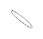 18K Solid Gold 1.75 CT Lab Grown Diamond Full Eternity Bangle Bracelet - Image 4