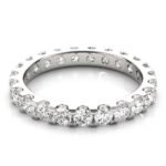 18K Solid Gold Lab Grown Diamond Eternity Band - Image 2