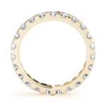 18K Solid Gold Lab Grown Diamond Eternity Band - Image 3