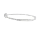 18K Solid Gold 1.14 Carat Natural Diamond Bangle - Image 3