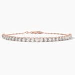 18k Solid Gold 3.00mm Lab Grown Diamond Tennis Bracelet - Image 6