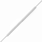 18k Solid Gold 3.00mm Lab Grown Diamond Tennis Bracelet - Image 4